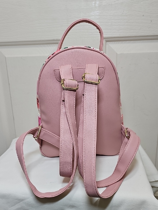 Juicy Couture Pink Floral Mini Backpack with Gold Accents main image 12